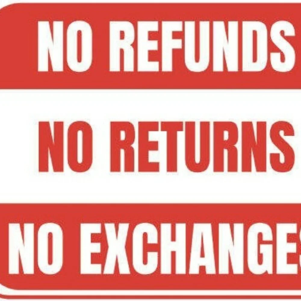 NO RETURNS! NO REFUND! TAKE AS IS!